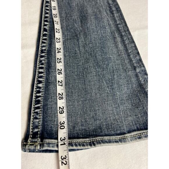 Vigoss Heritage Fit Flare Leg Mid Rise Jeans Size 4 - Picture 6 of 12